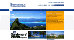 Desktop Screenshot of connoisseur-travel.co.uk